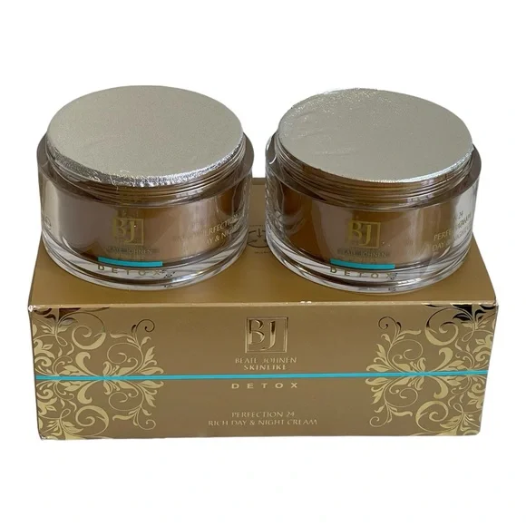 Beate Johnen Skinlike Detox Perfection 24 Rich Day & Night Cream 2 x 150 ML New